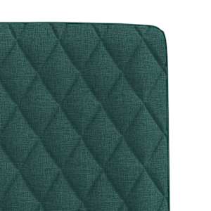 Jídelní židle 4 ks tmavě zelené textil - obrázek 7