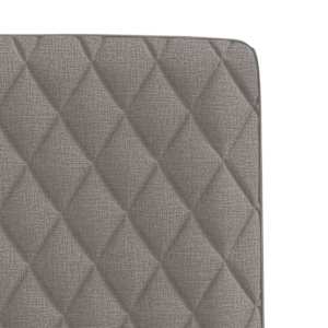 Jídelní židle 2 ks taupe textil - obrázek 7