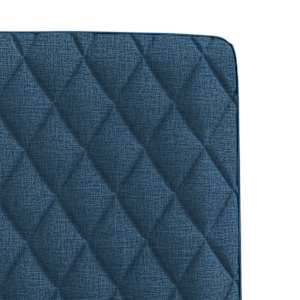 Jídelní židle 2 ks modré textil - obrázek 7