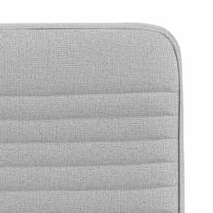 Otočné jídelní židle 2 ks oblak šedá textil - obrázek 7