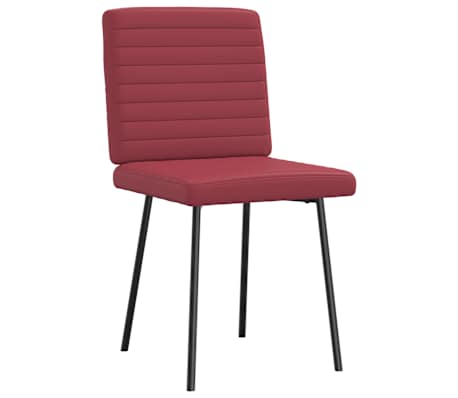 vidaXL 2 db bord&oacute; műbőr &eacute;tkezősz&eacute;k