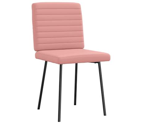 vidaXL Jed&aacute;lensk&eacute; stoličky 2 ks čierne umel&aacute; koža