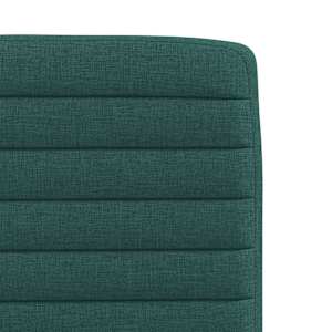 Jídelní židle 4 ks tmavě zelené textil - obrázek 7