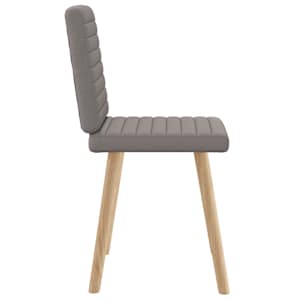 Jídelní židle 2 ks taupe textil - obrázek 5