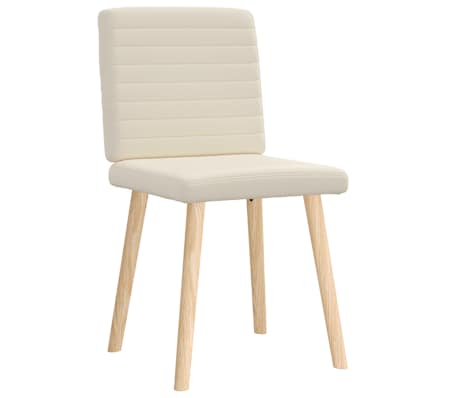 vidaXL Sedie da Pranzo 2 pz Lino