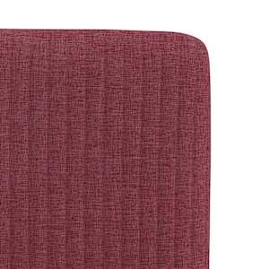Jídelní židle 2 ks vínové textil - obrázek 7