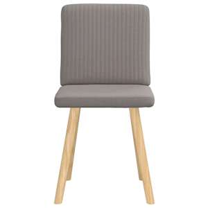 Jídelní židle 2 ks taupe textil - obrázek 4