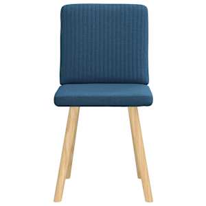Jídelní židle 2 ks modré textil - obrázek 4
