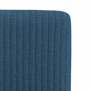 Jídelní židle 2 ks modré textil - obrázek 7
