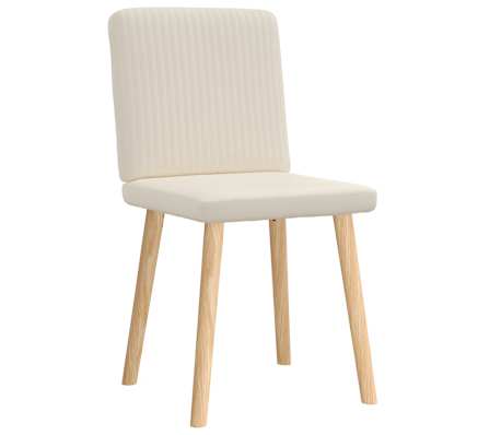 vidaXL Jedilni stol 2 kosa platno