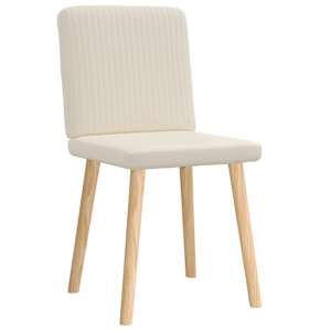 vidaXL Jedilni stol 2 kosa platno