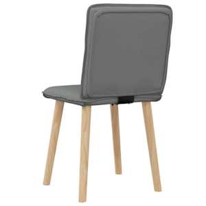 Jídelní židle 2 ks tmavě šedé textil - obrázek 6