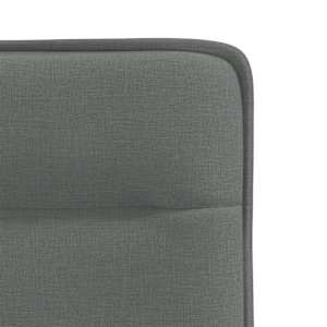 Jídelní židle 2 ks tmavě šedé textil - obrázek 7