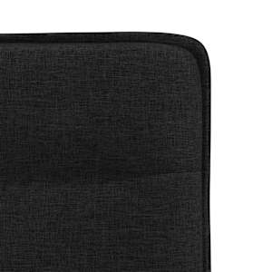 Jídelní židle 2 ks černé textil - obrázek 7
