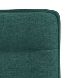 Jídelní židle 4 ks tmavě zelené textil - obrázek 7