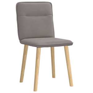 Jídelní židle 2 ks taupe textil - obrázek 3