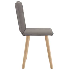 Jídelní židle 2 ks taupe textil - obrázek 5