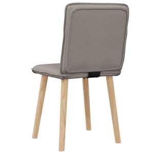 Jídelní židle 2 ks taupe textil - obrázek 6