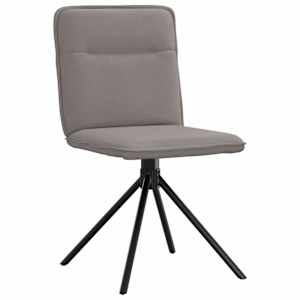Jídelní židle 2 ks taupe textil - obrázek 3