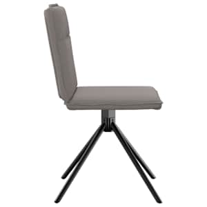 Jídelní židle 2 ks taupe textil - obrázek 5