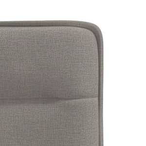 Jídelní židle 2 ks taupe textil - obrázek 7