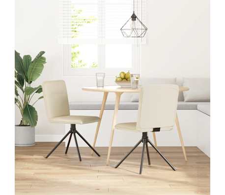 vidaXL Matstolar 2 st linnetyg