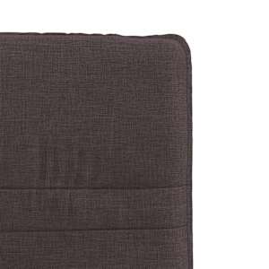 Jídelní židle 2 ks tmavě hnědé textil - obrázek 7