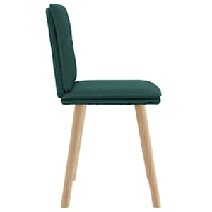 Jídelní židle 4 ks tmavě zelené textil - obrázek 5