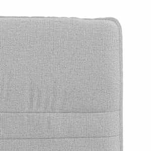 Otočné jídelní židle 2 ks oblak šedá textil - obrázek 7