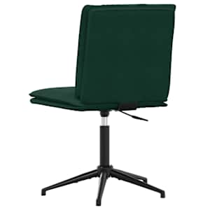 Jídelní židle tmavě zelená samet - obrázek 5