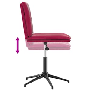 Jídelní židle vínová samet - obrázek 6