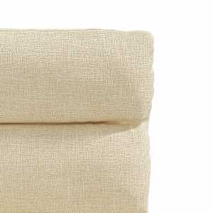Jídelní židle 2 ks krémové textil - obrázek 7