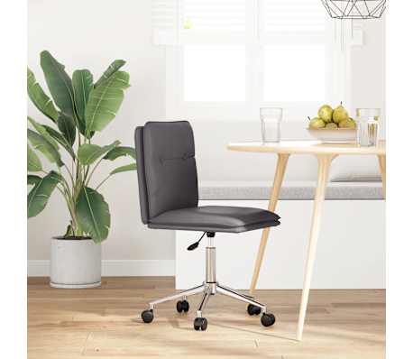 vidaXL spisebordsstol kunstl&aelig;der gr&aring;