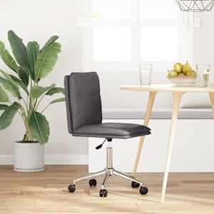 vidaXL spisebordsstol kunstl&aelig;der gr&aring;