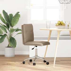 vidaXL Esszimmerstuhl Cappuccino Kunstleder