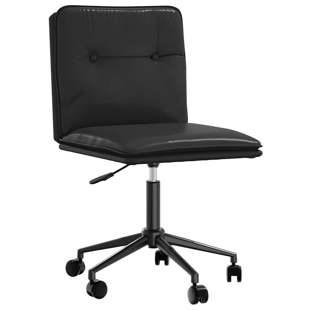 vidaXL Jídelní židle černá umělá kůže