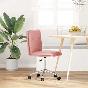 vidaXL Matstol rosa konstl&auml;der