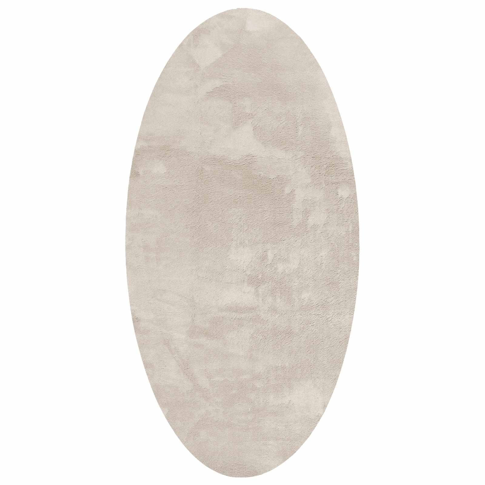 Thumbnail - vidaXL Bereichsteppiche Oval HUARTE Beige 80 x 150 cm 100 %Polyester
