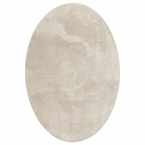 Kusové koberce Oválný HUARTE Béžová 140 x 200 cm 100% polyester - obrázek 2
