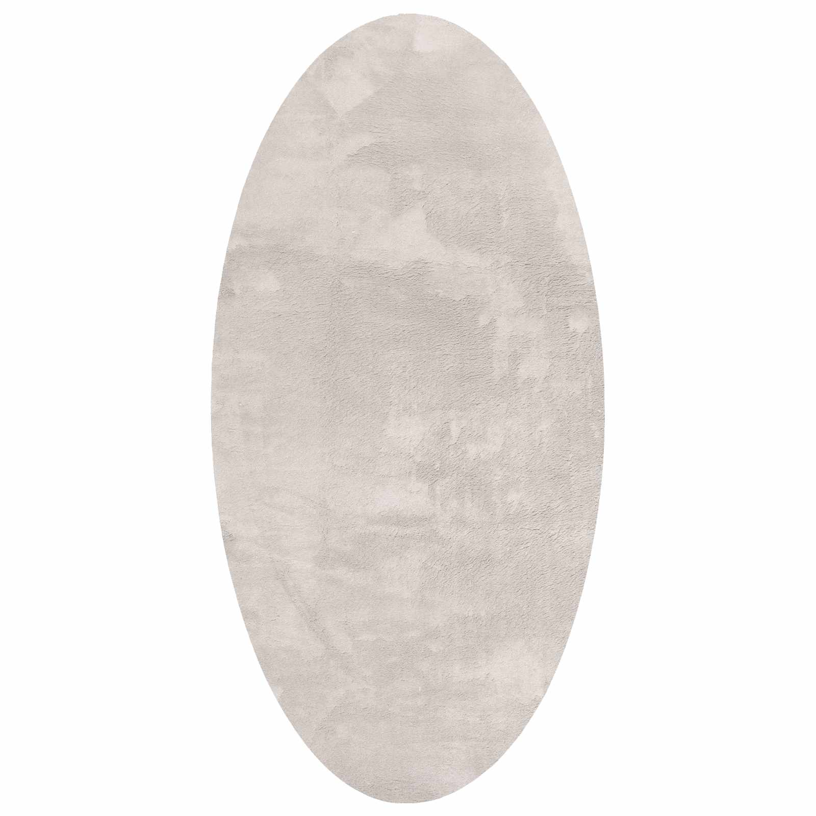 Thumbnail - vidaXL Bereichsteppiche Oval HUARTE Sand 80 x 150 cm 100 %Polyester