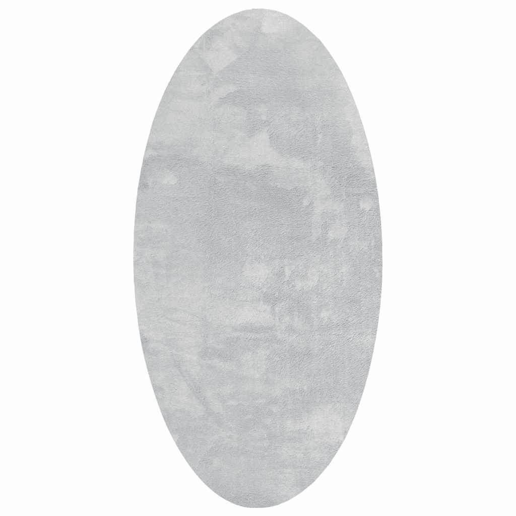 vidaXL Szőnyeg HUARTE Szürke 100 x 200 cm 100% poliészter-image-4103636