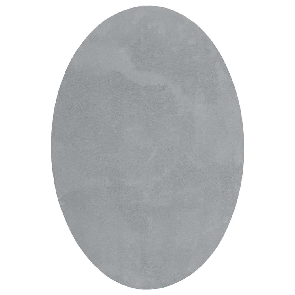 Thumbnail - vidaXL Teppich HUARTE Grau 200 x 140 cm 100 %Polyester