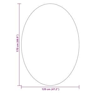 Kusové koberce Oválný HUARTE Černá 120 x 170 cm 100% polyester - obrázek 10