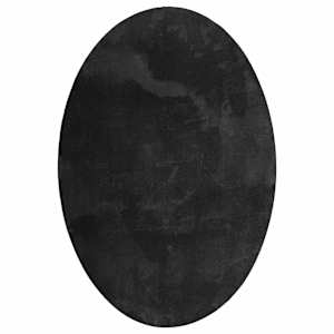 Kusové koberce Oválný HUARTE Černá 160 x 230 cm 100% polyester - obrázek 2