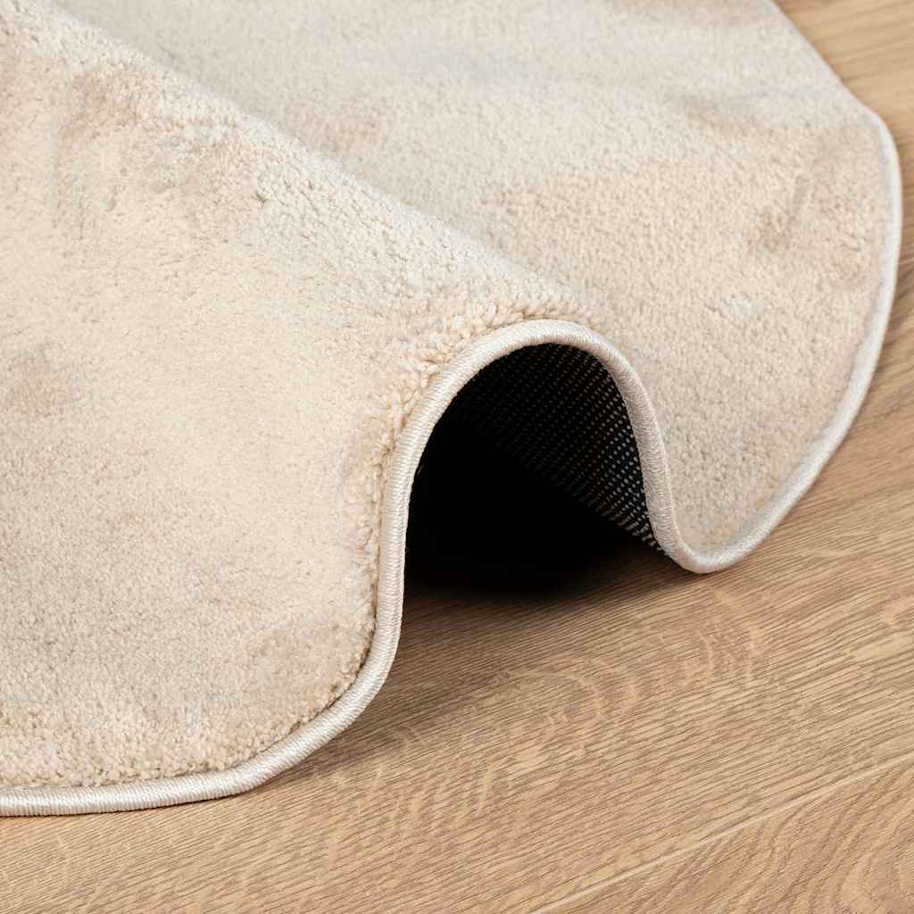 Килим Бежов 80x150 см Полиестер Нескользящ - Image 7