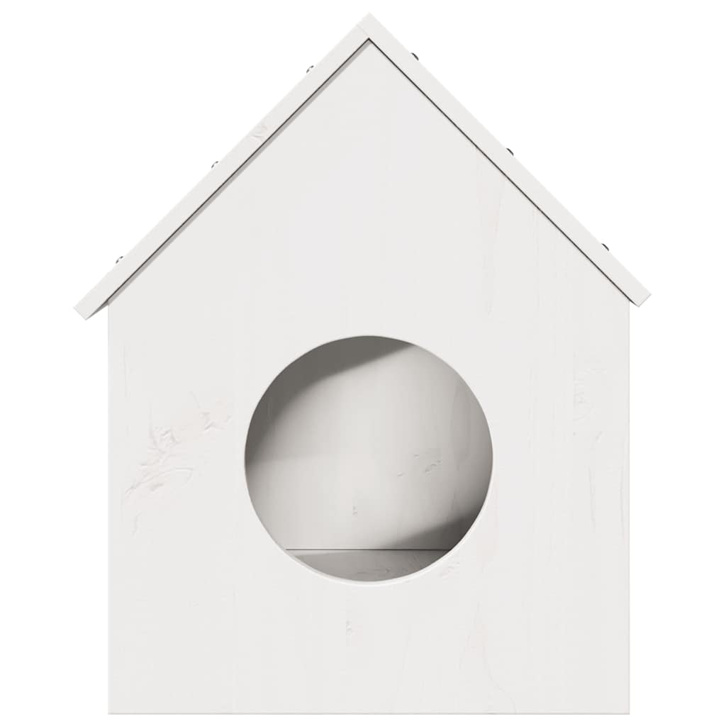 Thumbnail - vidaXL Katzenhaus Weiß 41x50x50 cm Massivholz Kiefer