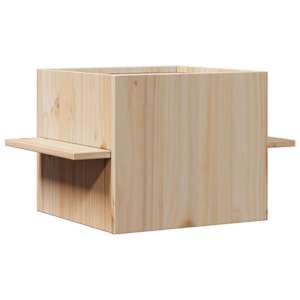 Kočičí domeček 51x35x30 cm masivní borové dřevo - obrázek 5