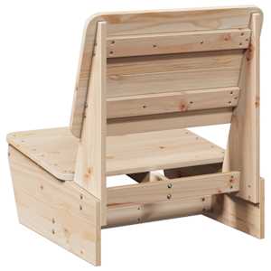 Zahradní židle 2 ks 60x64x70,5 cm masivní borové dřevo - obrázek 6