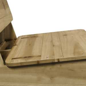 Zahradní židle 2 ks 60x64x70,5 cm impregnované borové dřevo - obrázek 7