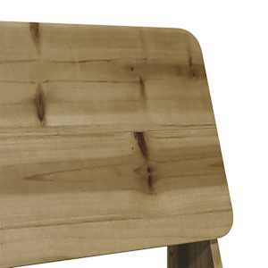 Zahradní židle 2 ks 60x64x70,5 cm impregnované borové dřevo - obrázek 8